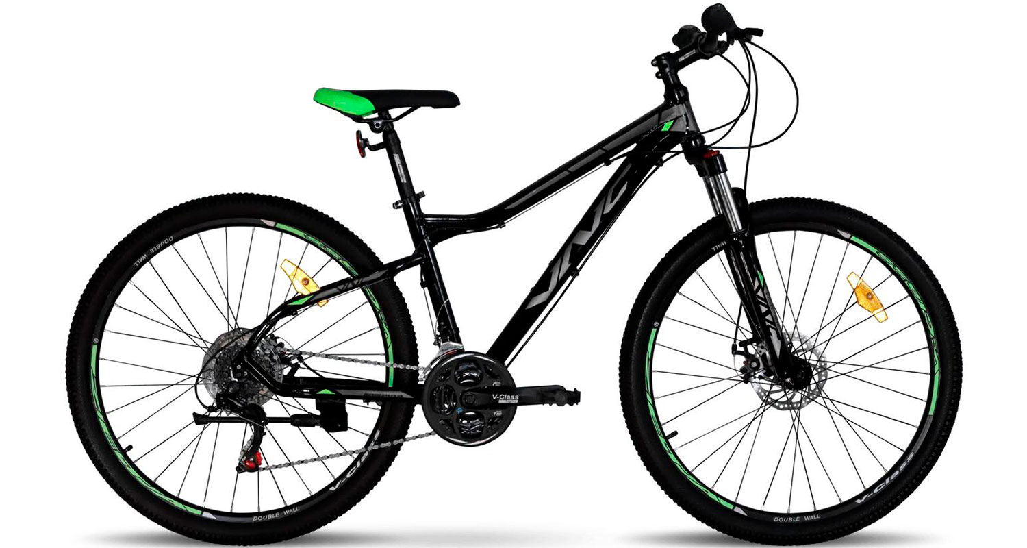 Велосипед VNC MontRider A3 27,5" размер S 2022 Черно-зеленый